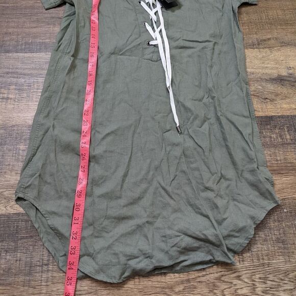 RAILS rocky lace linen shirt dress - Picture 3 of 11